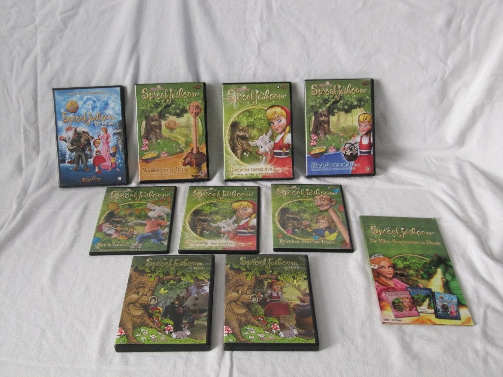Efteling Sprookjesboom DVD's, Ophalen of Verzenden, Gebruikt, Overige typen