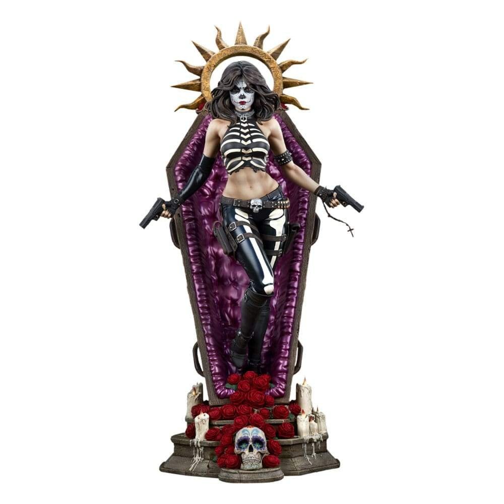 Coffin Sideshow Comics Premium Format Statue La Muerta 61 cm, Verzamelen, Ophalen of Verzenden, Nieuw, Mens