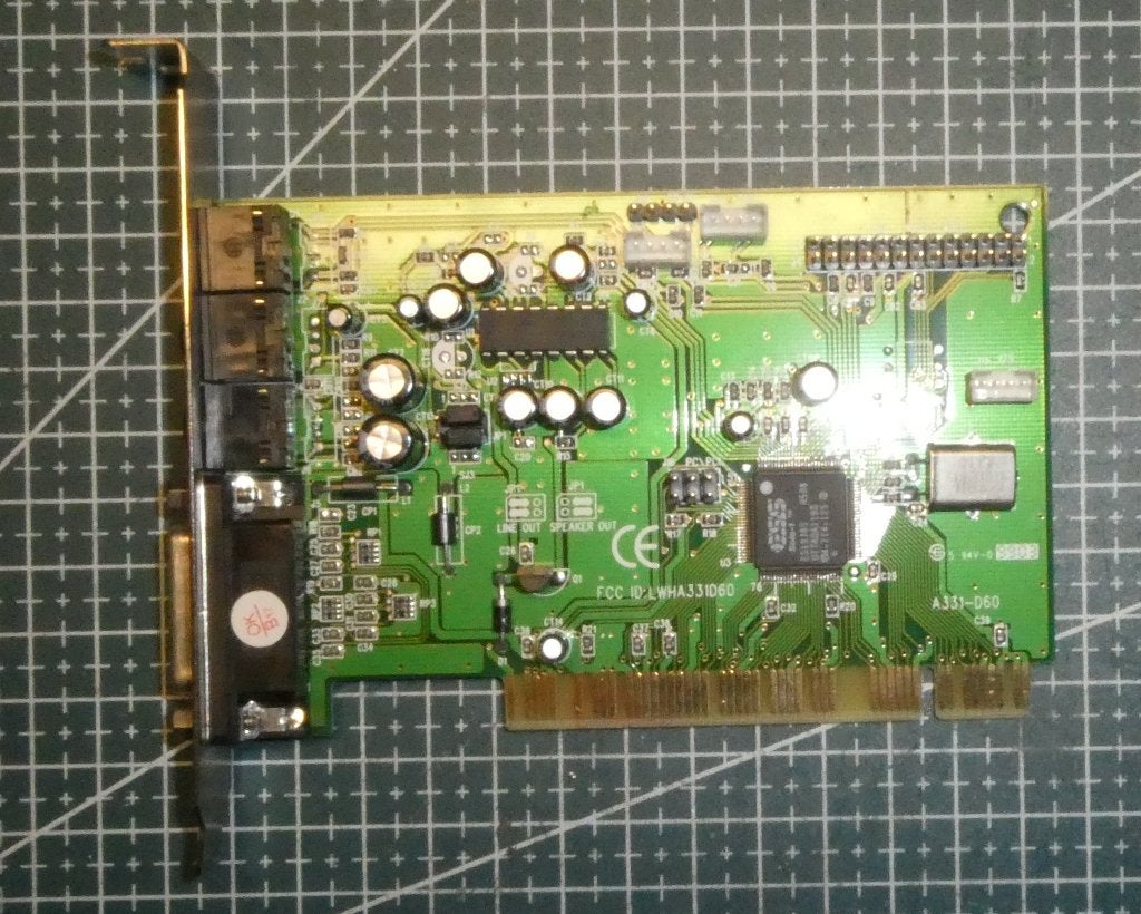 Labway LABSOUND D60 Retro Vintage Pci Geluidskaart, Computers en Software, Geluidskaarten, Ophalen of Verzenden, Gebruikt, Intern