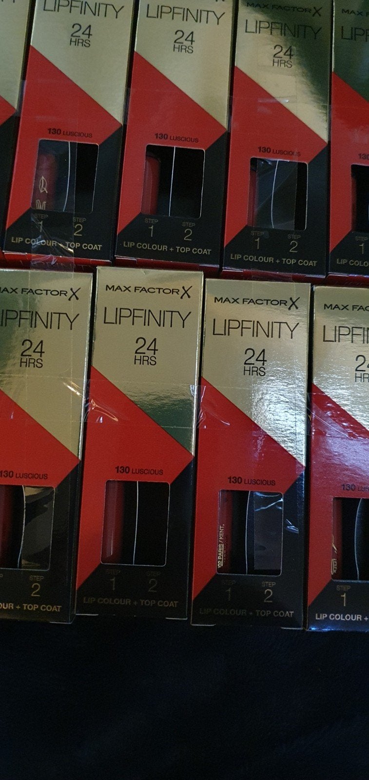 10 stuks Maxfactor lipfinity zonder topcoat nr 120, Verzenden, Nieuw, Overige kleuren, Lippen