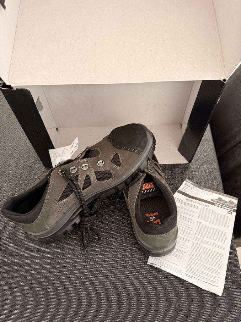 Emma S1 Werkschoenen Maat 46 Zwart, Heren, Schoenen, Nieuw, Ophalen of Verzenden