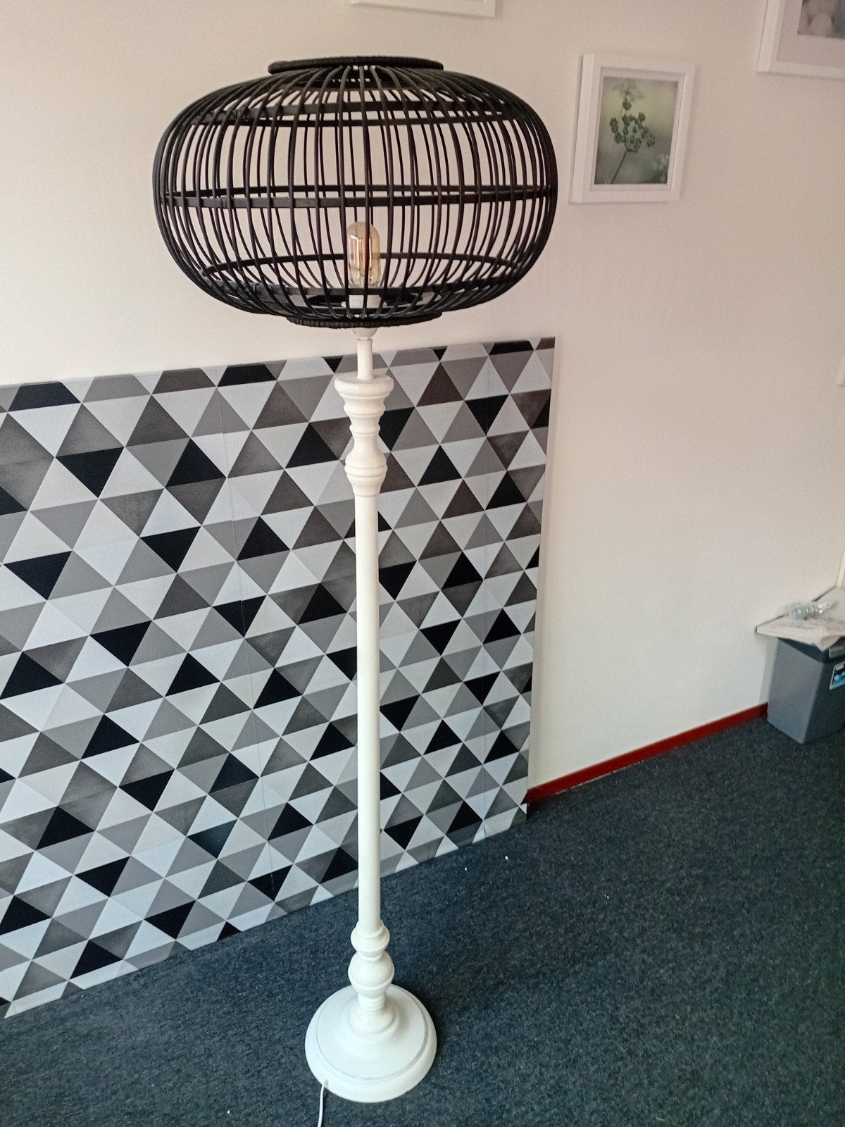 staande lamp, Ophalen