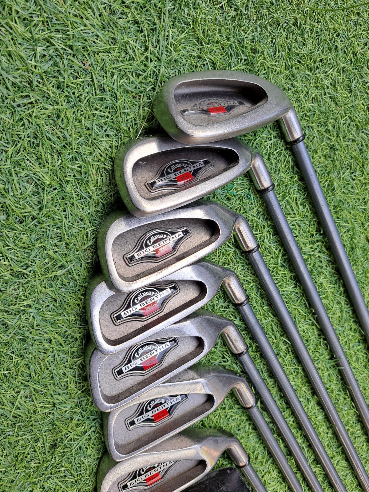 Callaway Big Bertha 7x Irons #3/4/6/7/8/ 9/S golfclubs set 1, Ophalen, Gebruikt, Set, Callaway