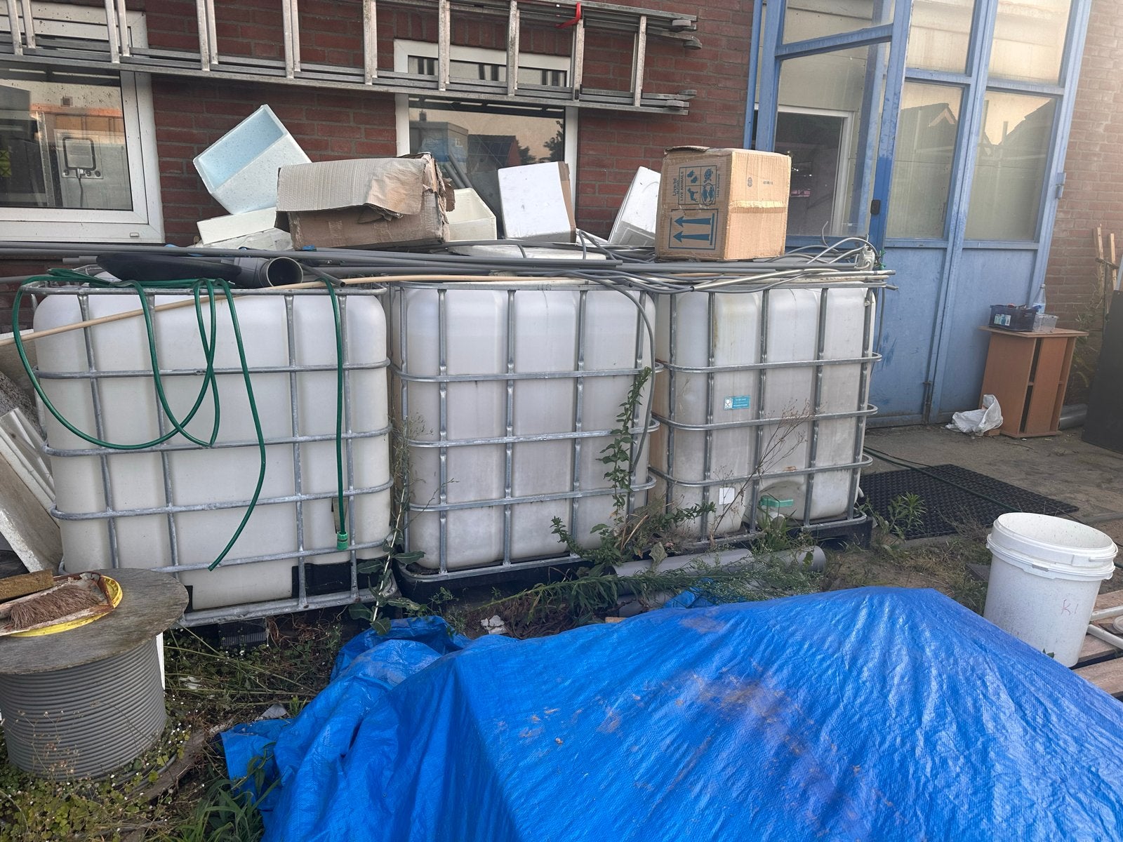 IBC-tonnen (3 stuks) voor diverse doeleinden, Ophalen, Gebruikt