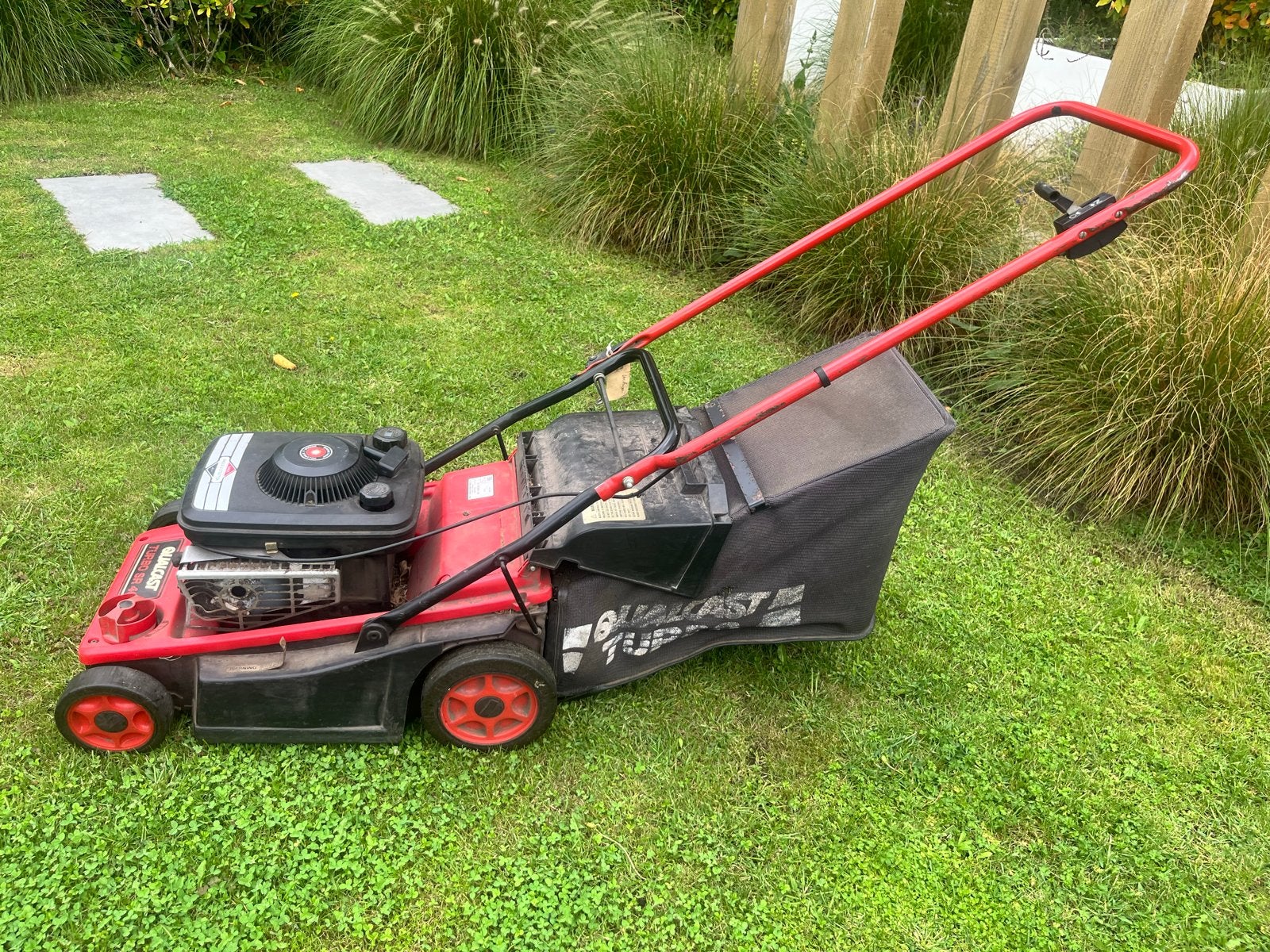Briggs & Stratton Turbo SR 46 Grasmaaier Briggs & Stratton, Ophalen, Cirkelmaaier, Gebruikt, 40 t/m 49 cm