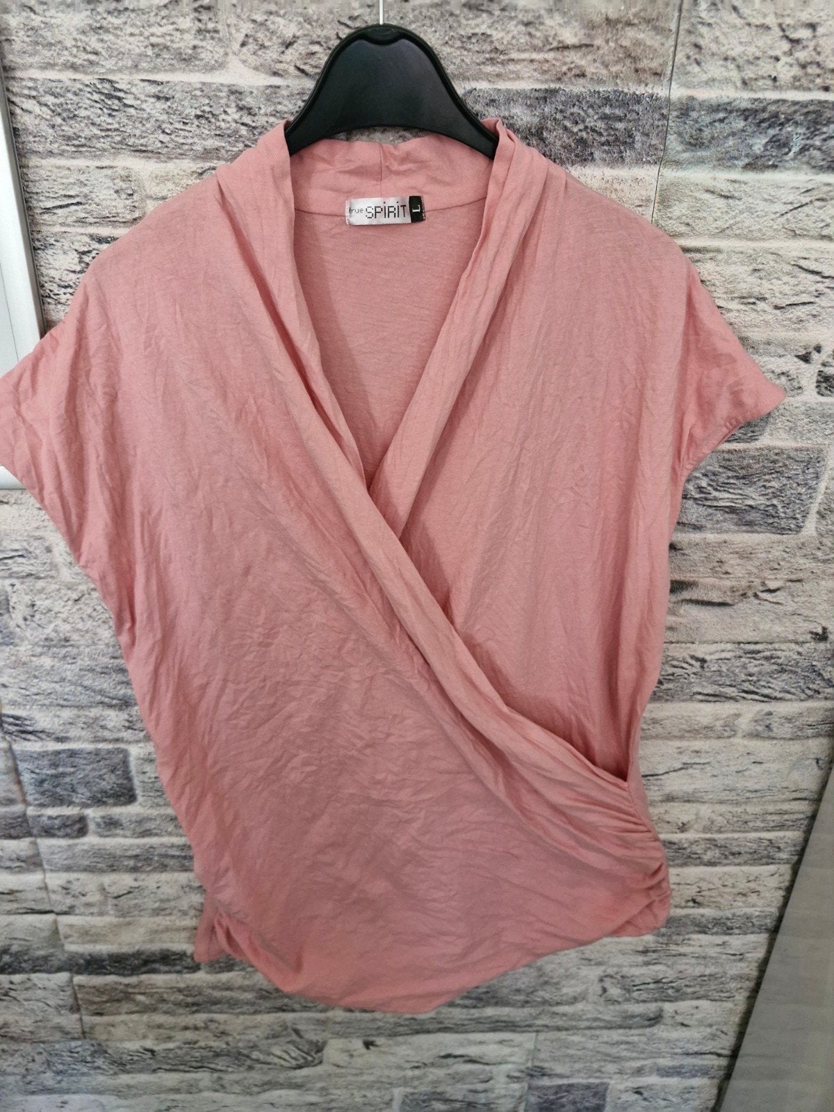 Lichtroze shirt maat L, Kleding | Dames, Maat 38/40 (M), Onbekend, Ophalen of Verzenden, Korte mouw