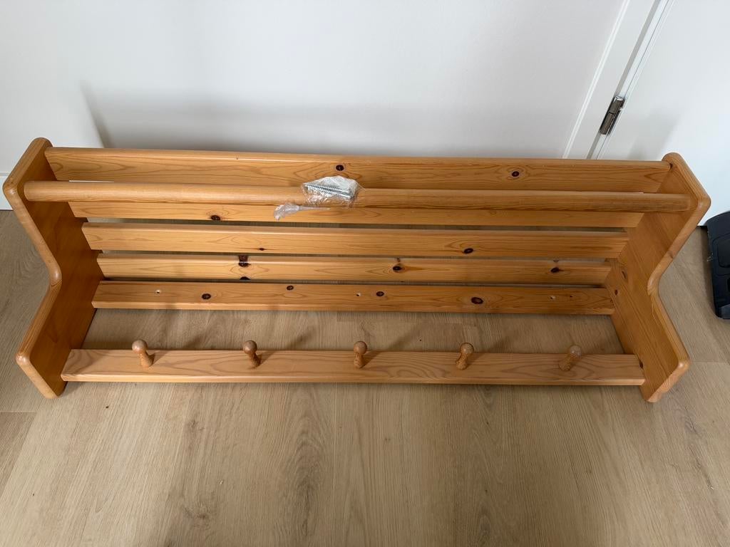 Houten kapstok, Huis en Inrichting, Woonaccessoires | Kapstokken, Zo goed als nieuw, Minder dan 100 cm, Hout, Ophalen