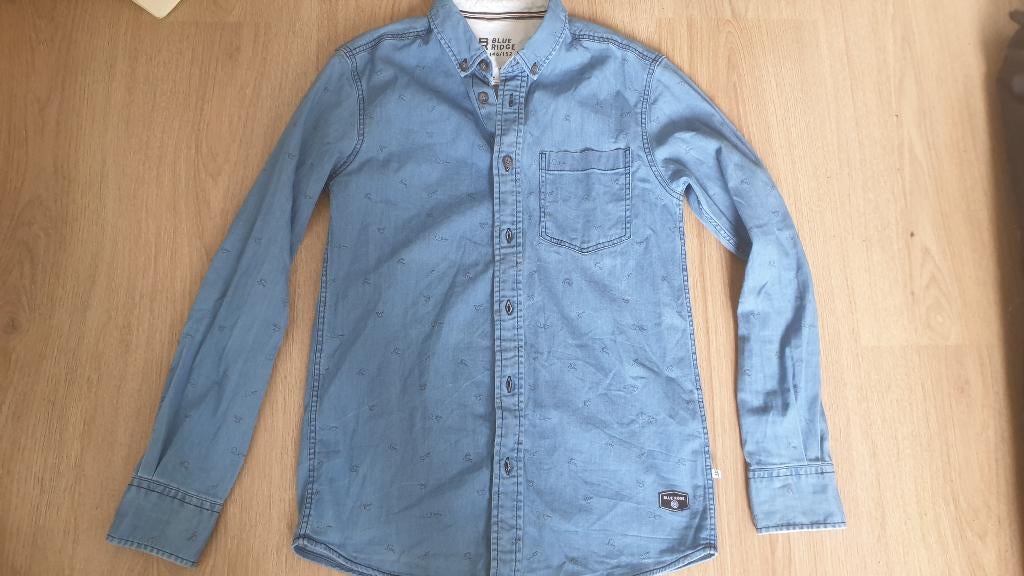 Denim blouse Blue Ridge mt 146-152, Overhemd of Blouse, Ophalen of Verzenden, Zo goed als nieuw, Blue Ridge