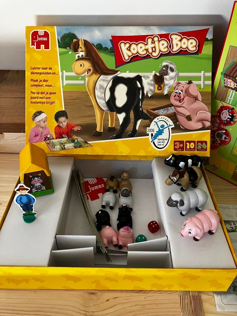 Jumbo Koetje Boe - Leuk boerderijspel voor kinderen, Een of twee spelers, Ophalen of Verzenden, Zo goed als nieuw