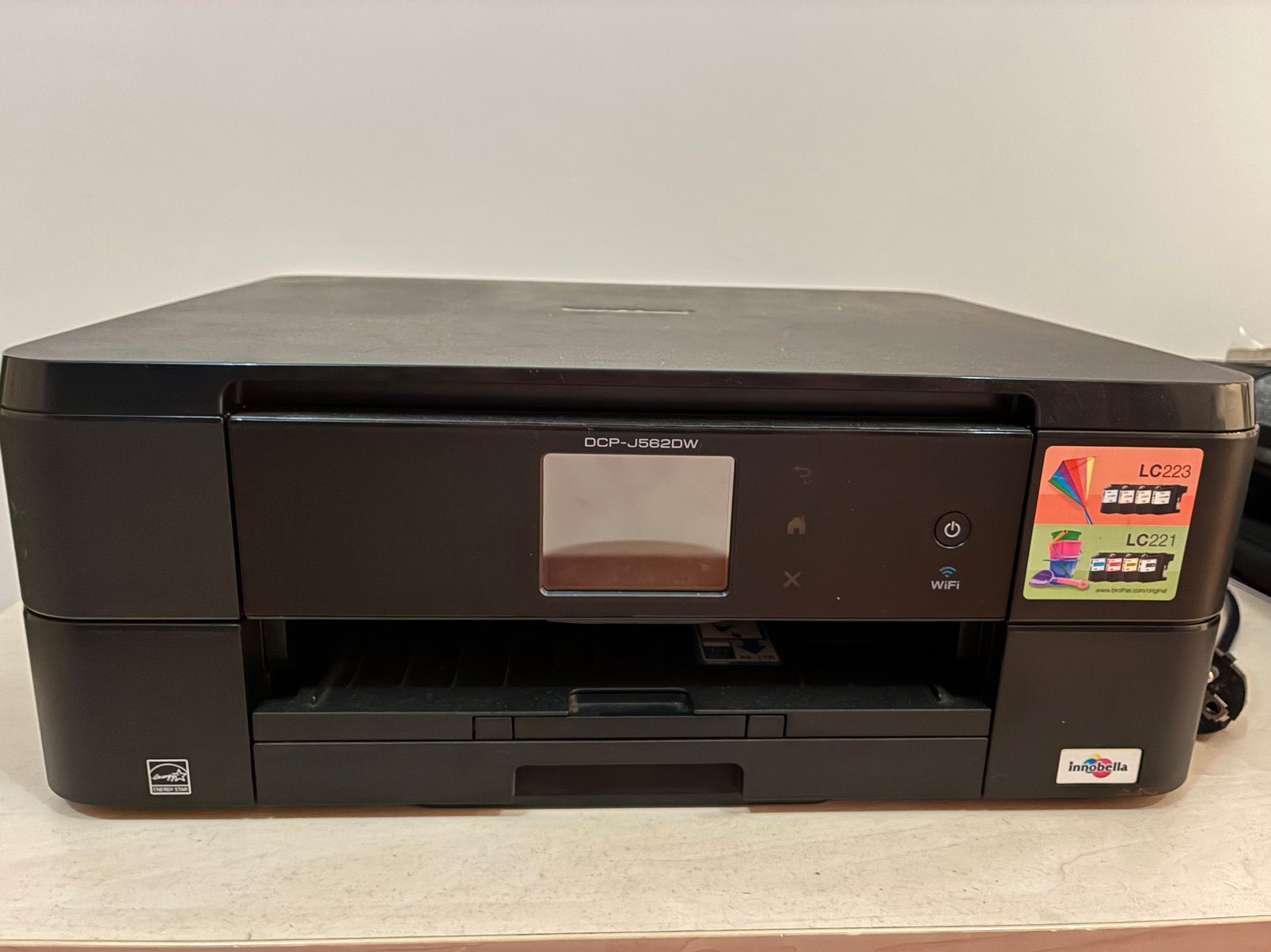 Brother DCP-J562DW all-in-one printer – goed werkend, Gebruikt, Printer, Inkjetprinter, Draadloos
