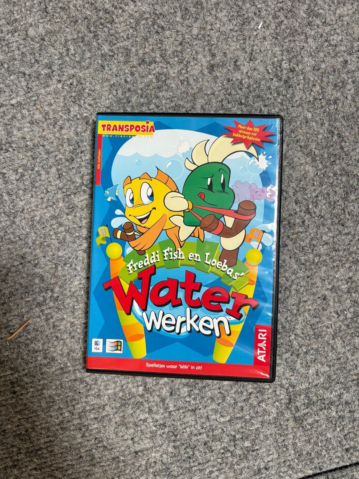 Freddi Fish en Loebas' Water Werken Nederlands PC, Puzzel en Educatief, Gebruikt, 1 speler, Ophalen of Verzenden
