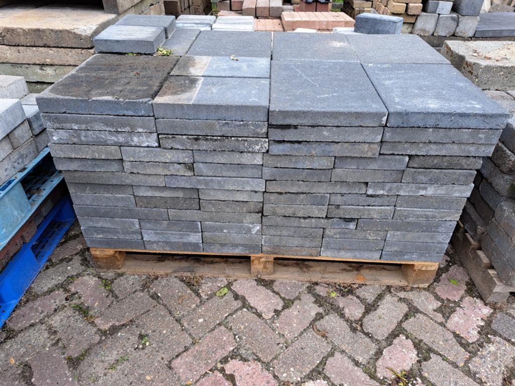 wildverband bestrating 11,5m² gebruikt, Ophalen, Gebruikt, Beton, Terrastegels