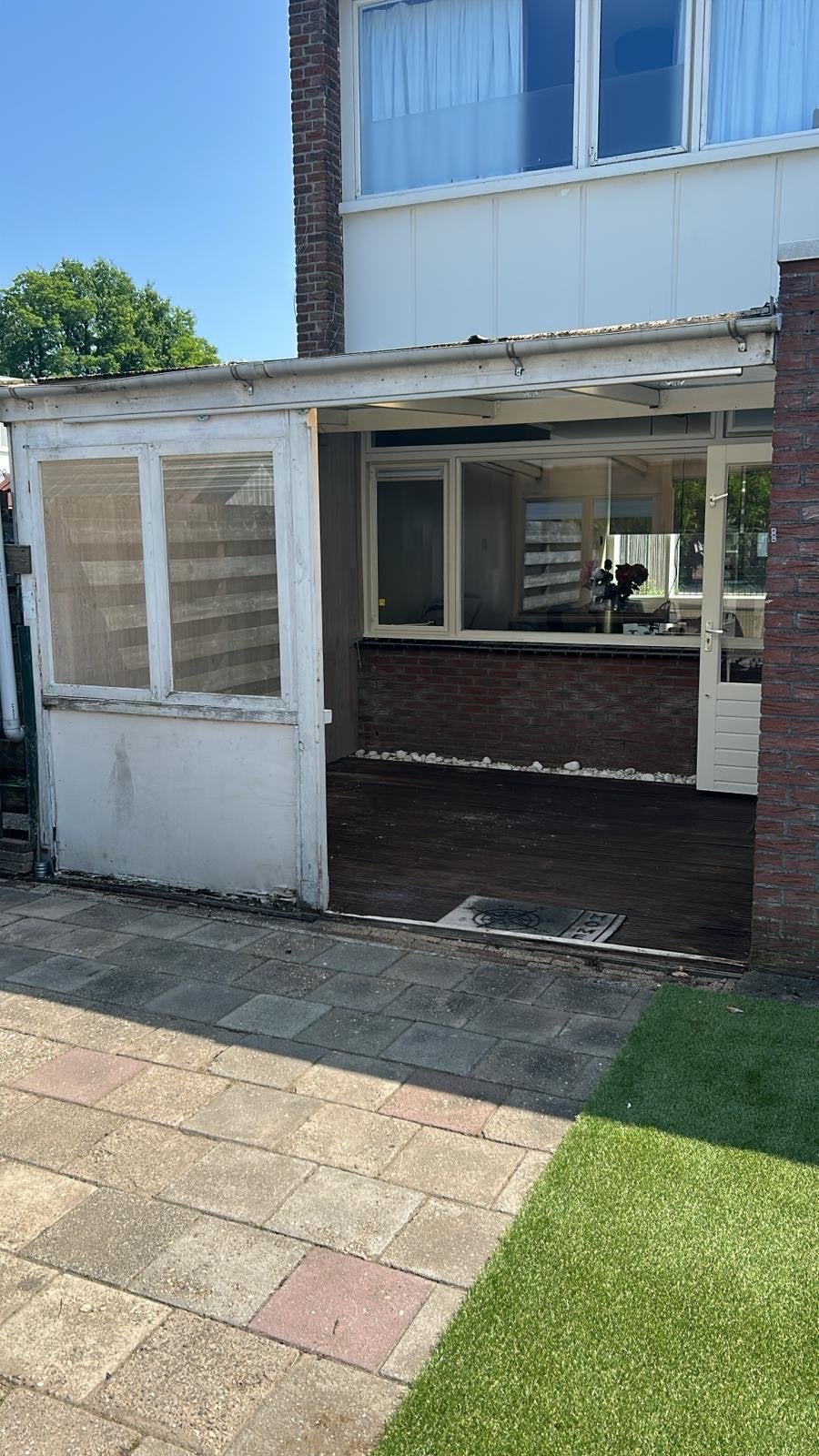 GRATIS Gebruikte Serre/ overkapping, Tuin en Terras, Overkappingen, Ophalen, Gebruikt, Serre