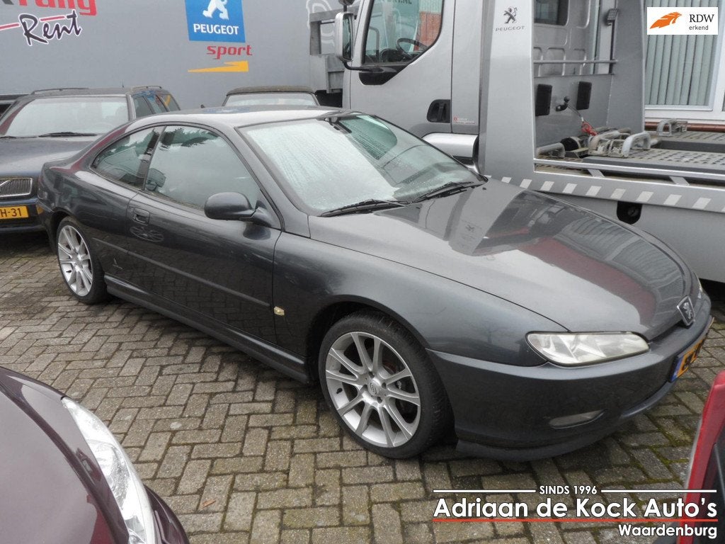 Peugeot 406 Coupé 3.0-24V V6, Auto's, Peugeot, Gebruikt, Zwart, 190 pk, 2946 cc