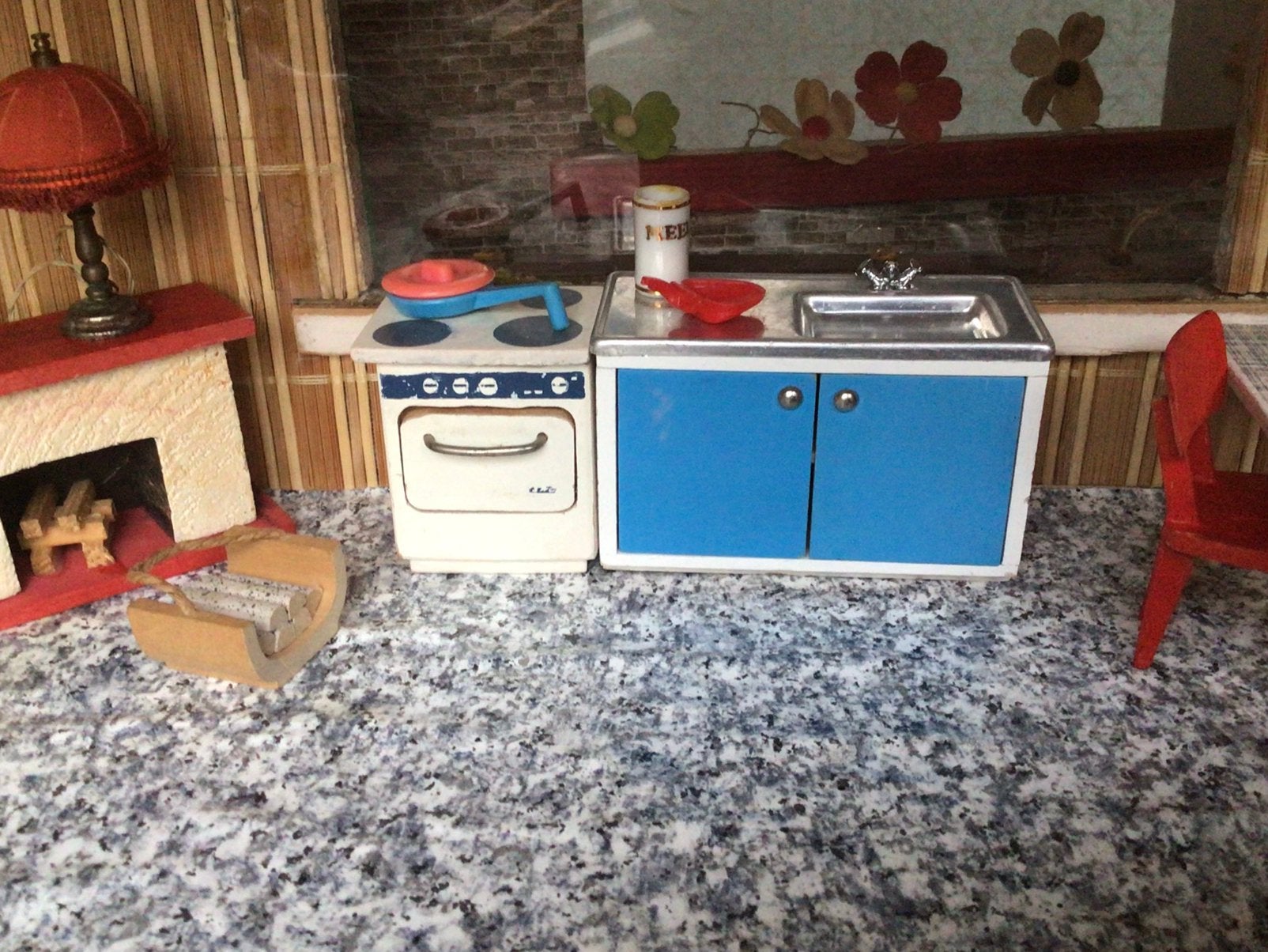 Vintage Lundby keuken, Ophalen of Verzenden, Gebruikt, Poppenhuis