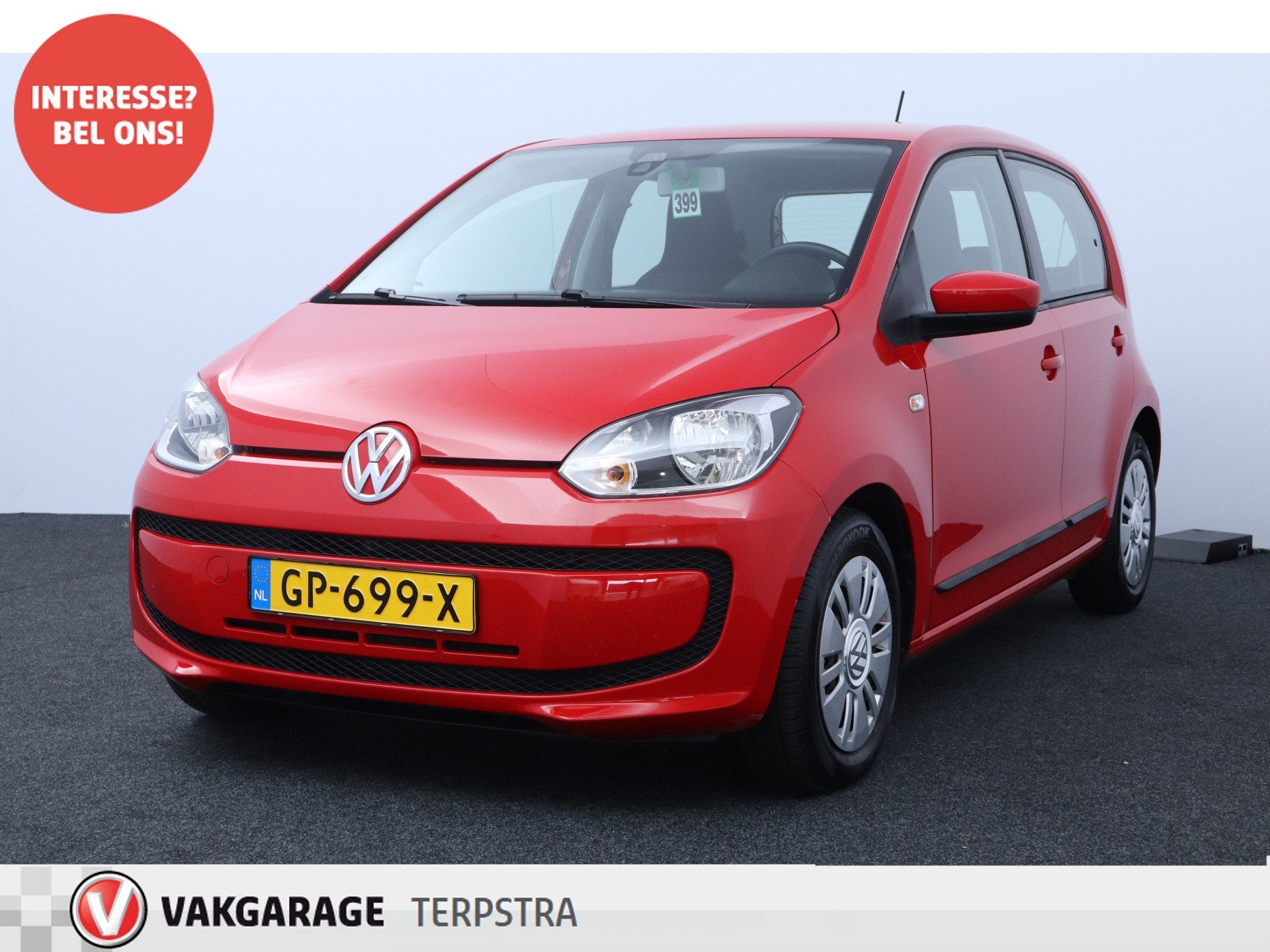 Volkswagen up! 1.0 move up! BlueMotion/ 5-Drs/ Airco/ C.V. A, Auto's, Voorwielaandrijving, Stof, Gebruikt, 840 kg