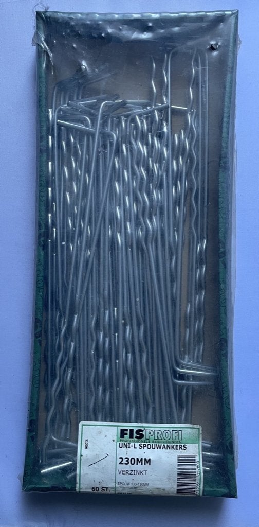 FIS Profi Uni-L Spouwankers 230mm (60 stuks), 100 tot 250 mm, Overige typen, Nieuw, Ophalen of Verzenden