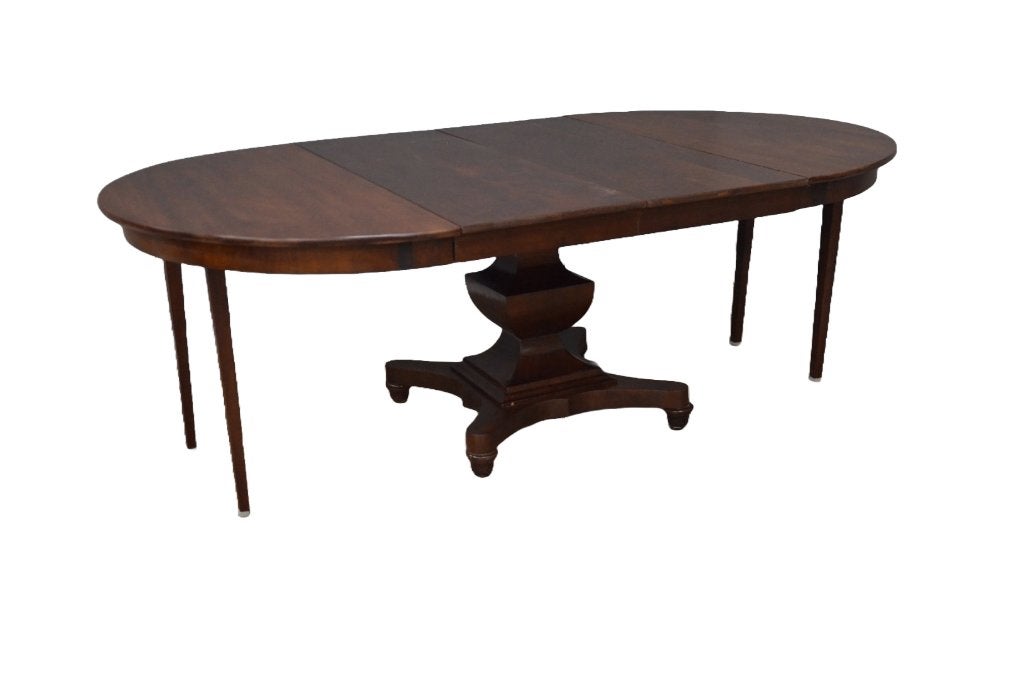Antieke coulissentafel met 3 inlegbladen 130cm – 280 cm, Ophalen of Verzenden