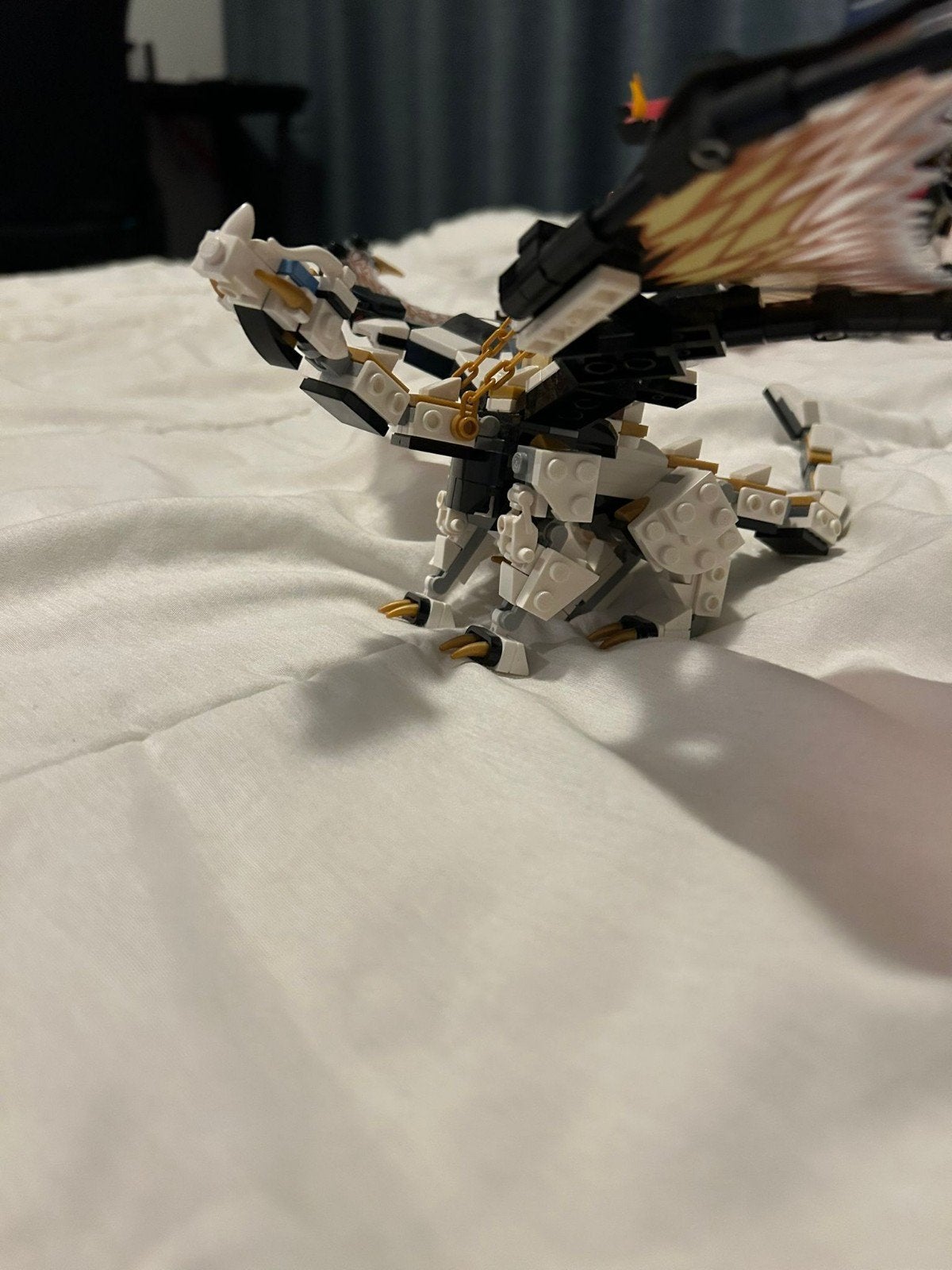 Lego Ninjago wus gevechtsdraak 71718, Ophalen of Verzenden, Zo goed als nieuw, Overige merken