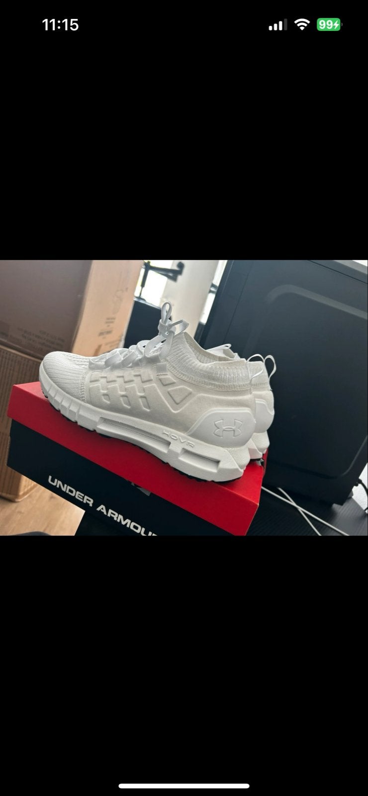 Under Armour HOVR Phantom 2 IntelliKnit Witte Sneakers, Ophalen, Nieuw, Wit, Sneakers of Gympen