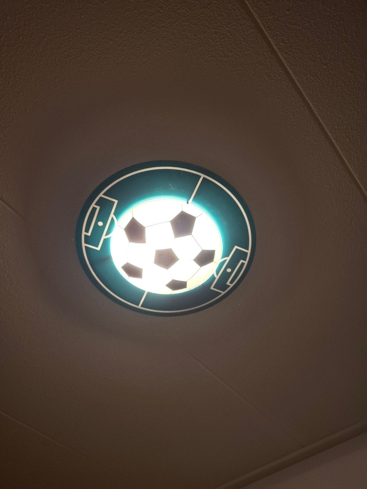 Voetbal Plafondlamp - Ideaal voor Kinderkamer, Ophalen, Overige stijlen, Meerkleurig, Plafondlamp