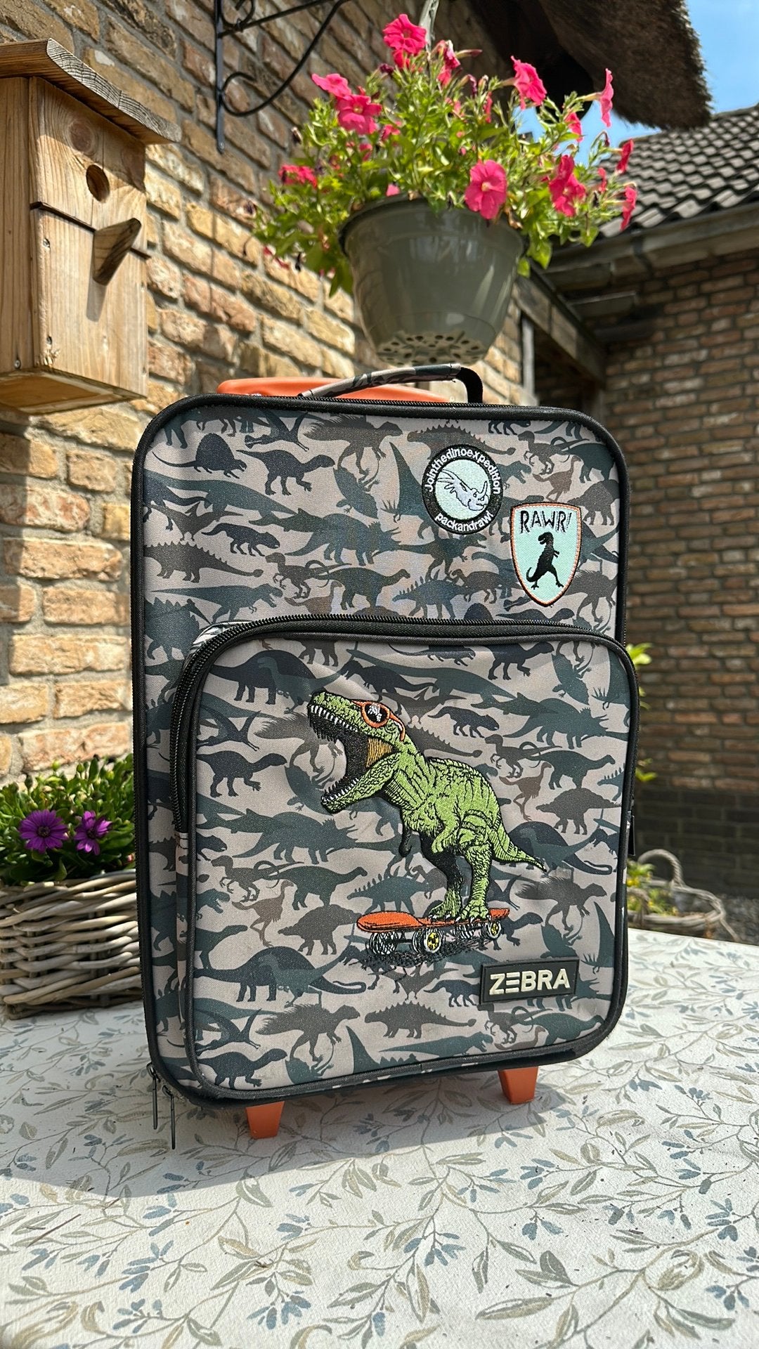 ZEBRA koffer kind handbagage, Ophalen, Hard kunststof, Minder dan 50 cm, Zo goed als nieuw