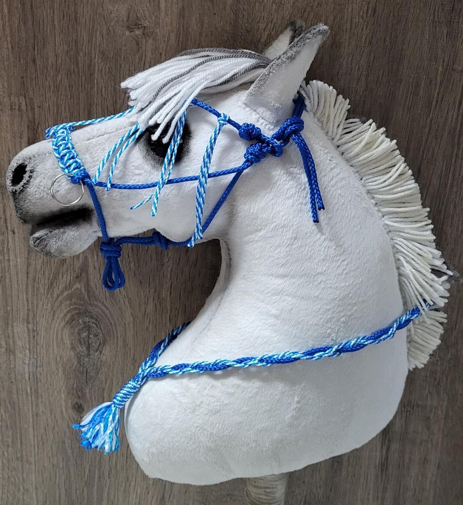 7 delig Hobbyhorse touwhalster set blauw/wit, Ophalen of Verzenden, Nieuw, Jongen of Meisje