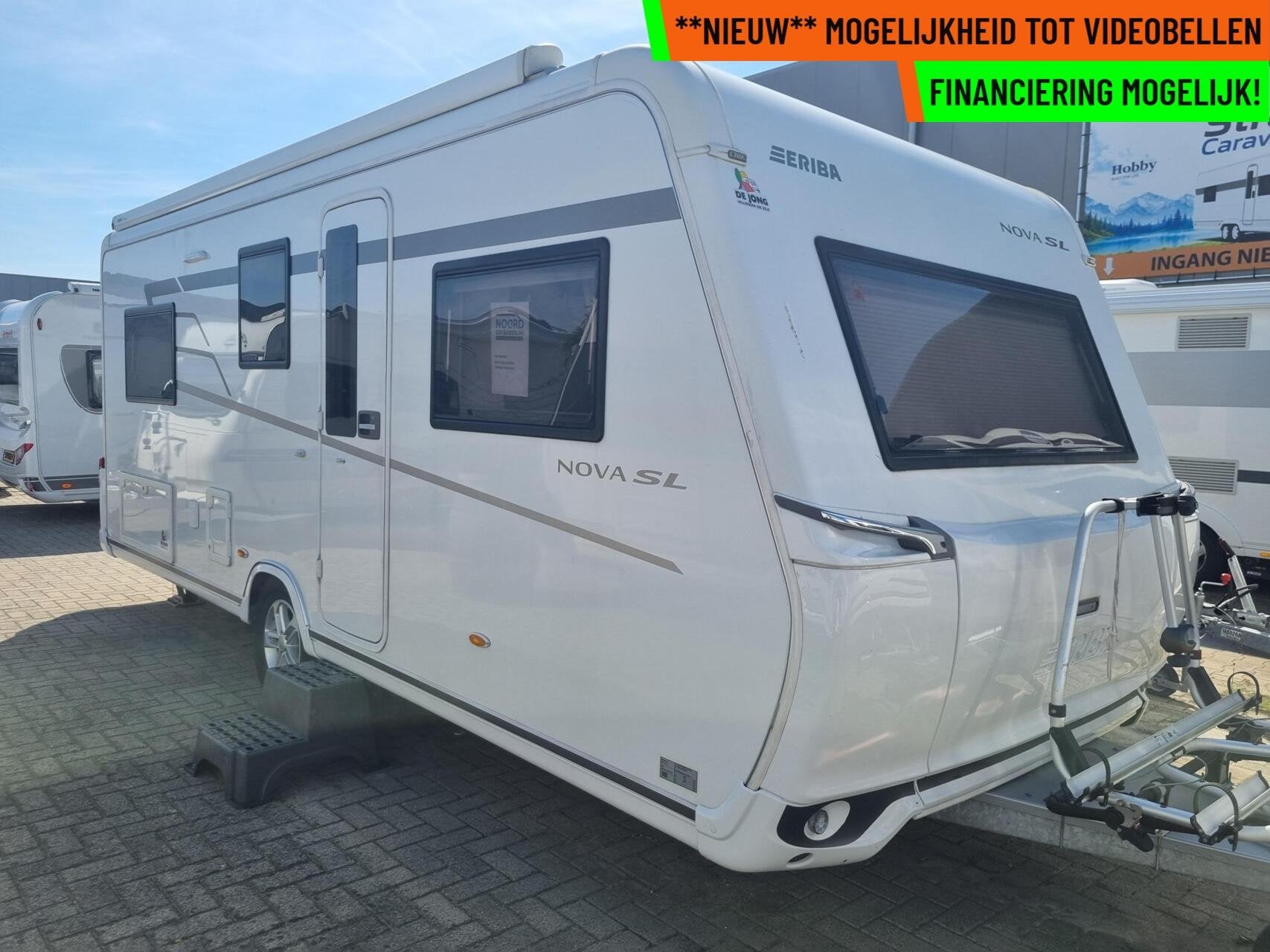 Eriba NOVA 540 SL MOVER + VLOERVERWARMING + CASS LUIFEL, Rondzit, 7 tot 8 meter, Bedrijf, Eriba
