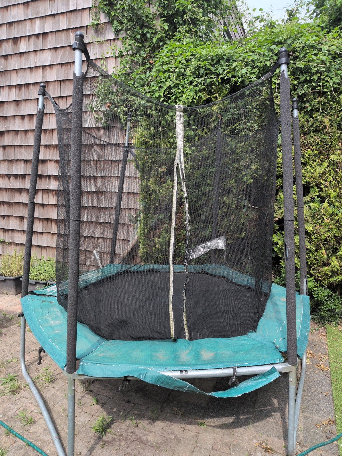 Gratis trampoline, Ophalen, Gebruikt