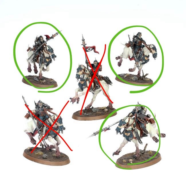 Death Riders (Astra Militarum) 3 v/d 5, Hobby en Vrije tijd, Ophalen of Verzenden, Zo goed als nieuw, Warhammer 40000, Figuurtje(s)