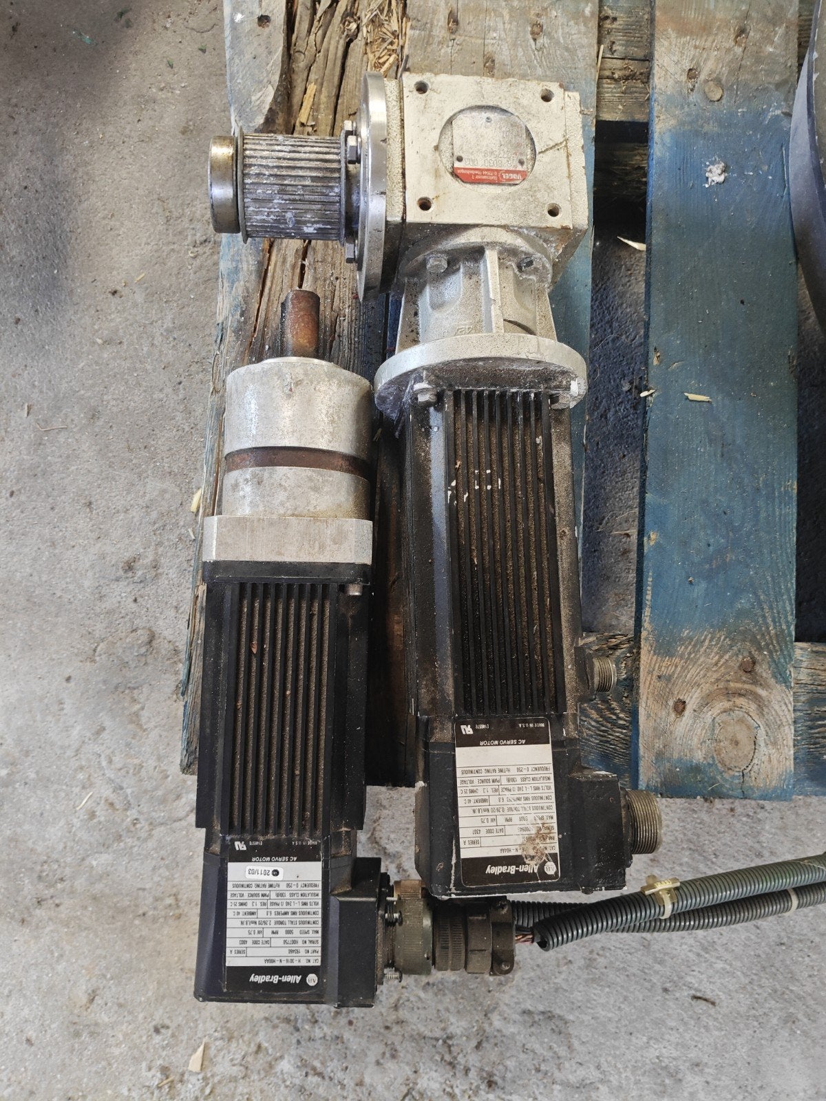 Allen-Bradley AC Servomotor met Reductiekast, Ophalen of Verzenden