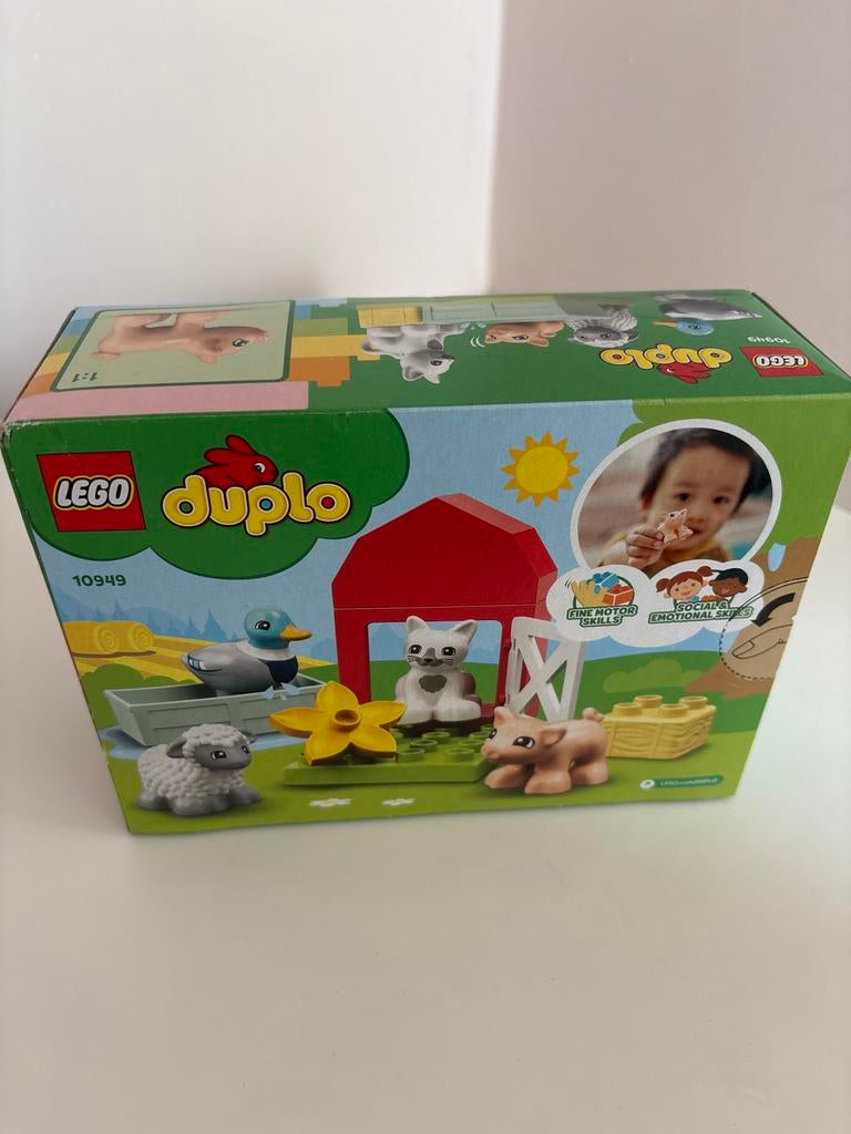 Duplo boerderijdieren set 10949, Ophalen of Verzenden, Nieuw, Complete set, Duplo