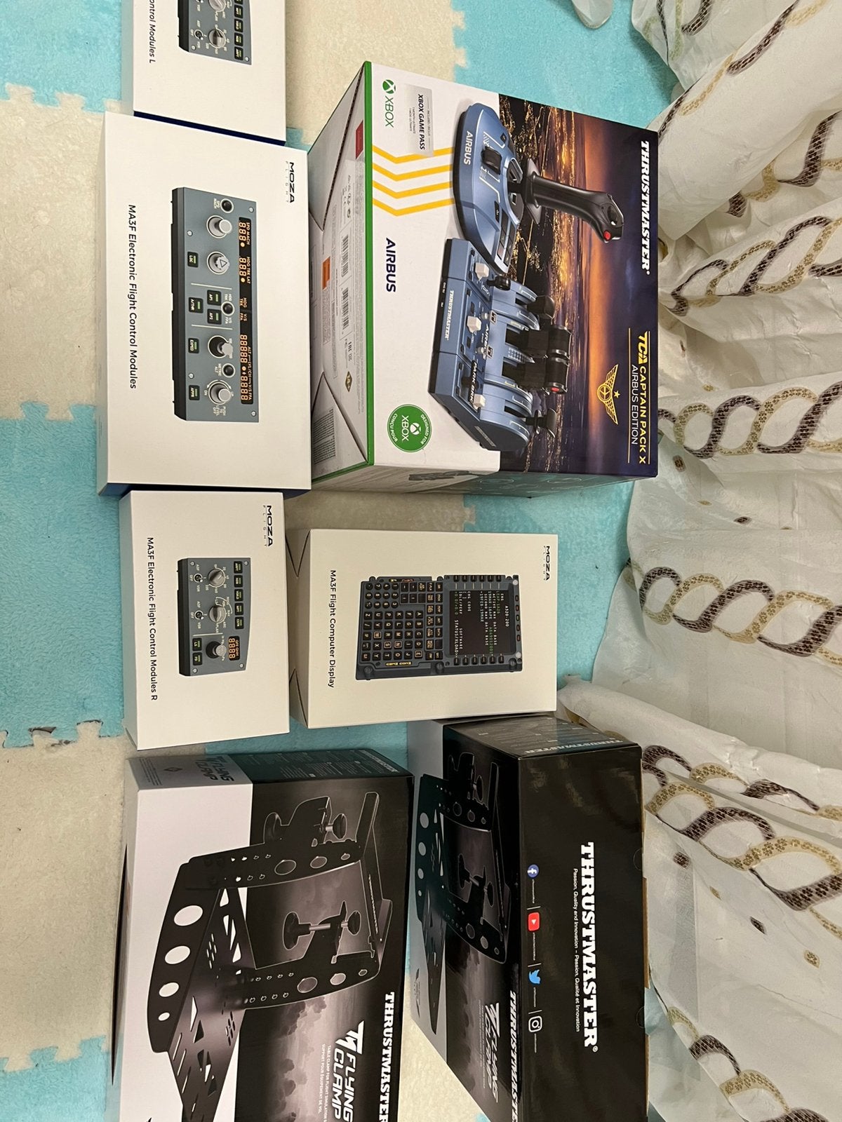 Thrustmaster Airbus TCA Quadrant &Sidestick met MOZA modules, Ophalen, 1 speler, Nieuw, Vanaf 12 jaar