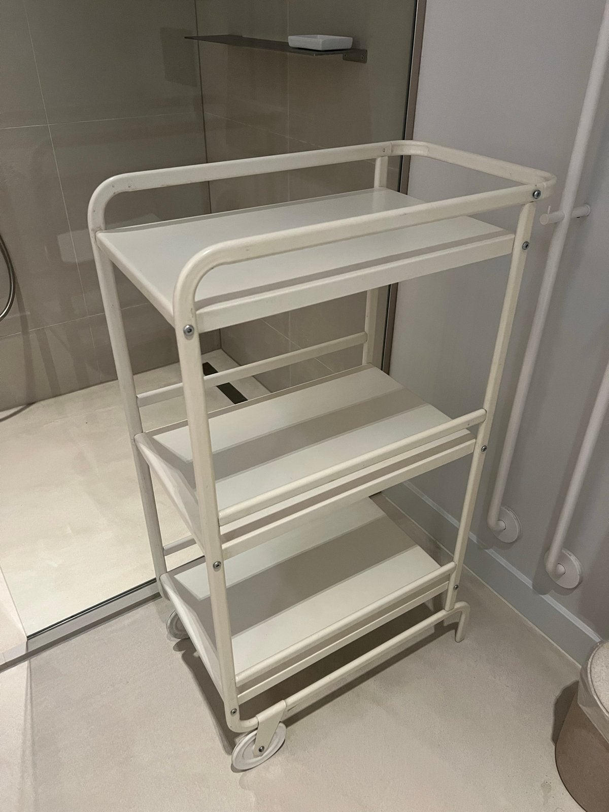 IKEA SUNNERSTA Keukentrolley (wit, met wielen), Ophalen, Gebruikt, IKEA, Keukentrolley