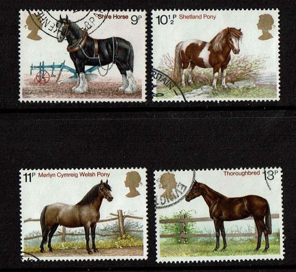 Engeland michel 769-772 gestempeld, Verzenden, Gestempeld