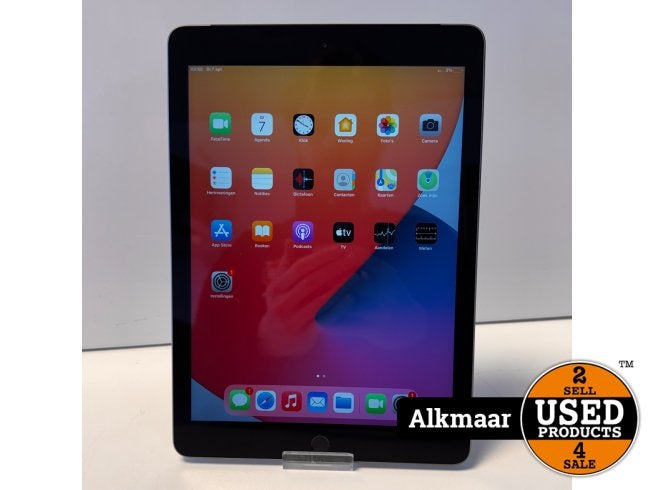 Apple iPad 5e Gen 32GB Grijs Wifi + 4G | Nette staat, Computers en Software, Apple iPads, Apple, Zo goed als nieuw, Support@apple.com