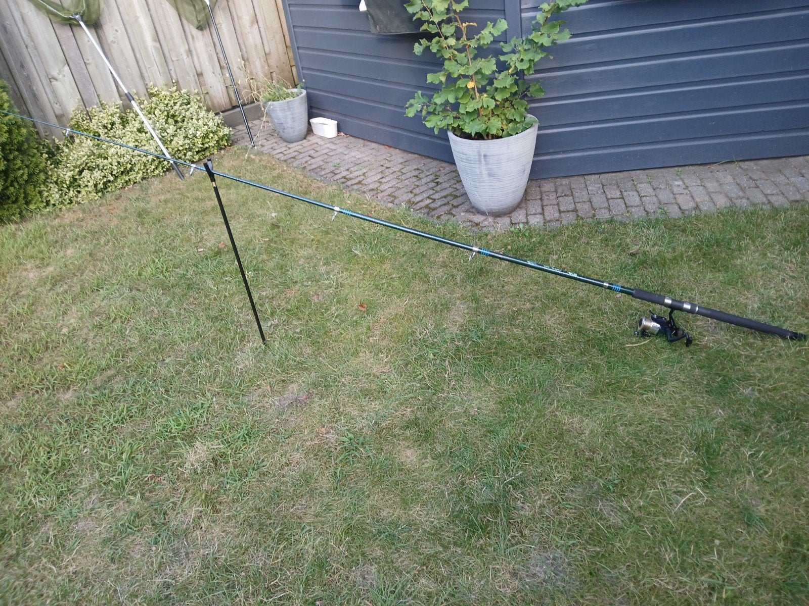 DAM Tele Super Hengel 2.70m met Bravo Molen, Ophalen, Gebruikt, Werphengel