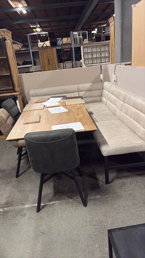 Eetkamerbank 170x 205 breed, Ophalen, Outletliving7@gmail.com, Overige kleuren, Nieuw