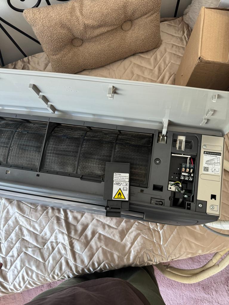 Fujitsu Atlantic Wandairco - Koelen en Ontvochtigen 2,5 kw, Witgoed en Apparatuur, Airco's, Gebruikt, Minder dan 60 m³, 3 snelheden of meer