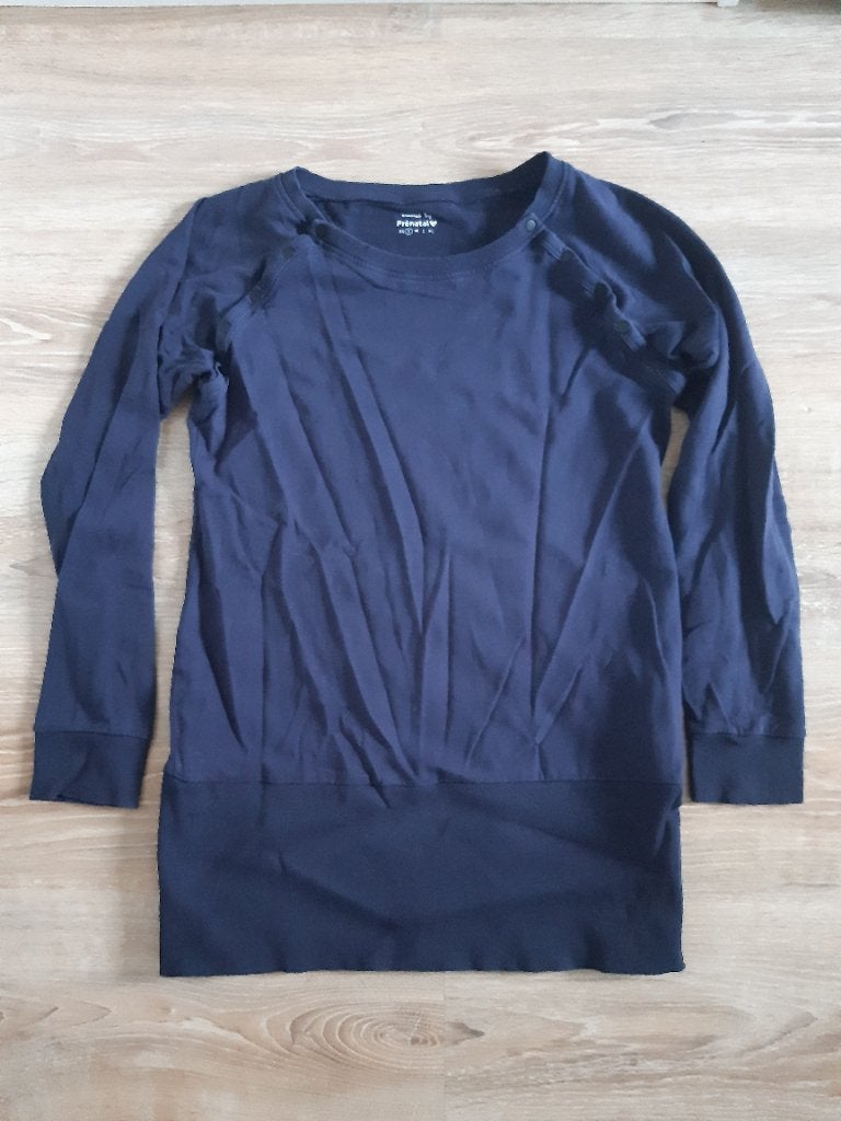 Zwangerschaps/Voedings trui, Kleding | Dames, Maat 38/40 (M), Blauw, Trui of Vest, Ophalen of Verzenden
