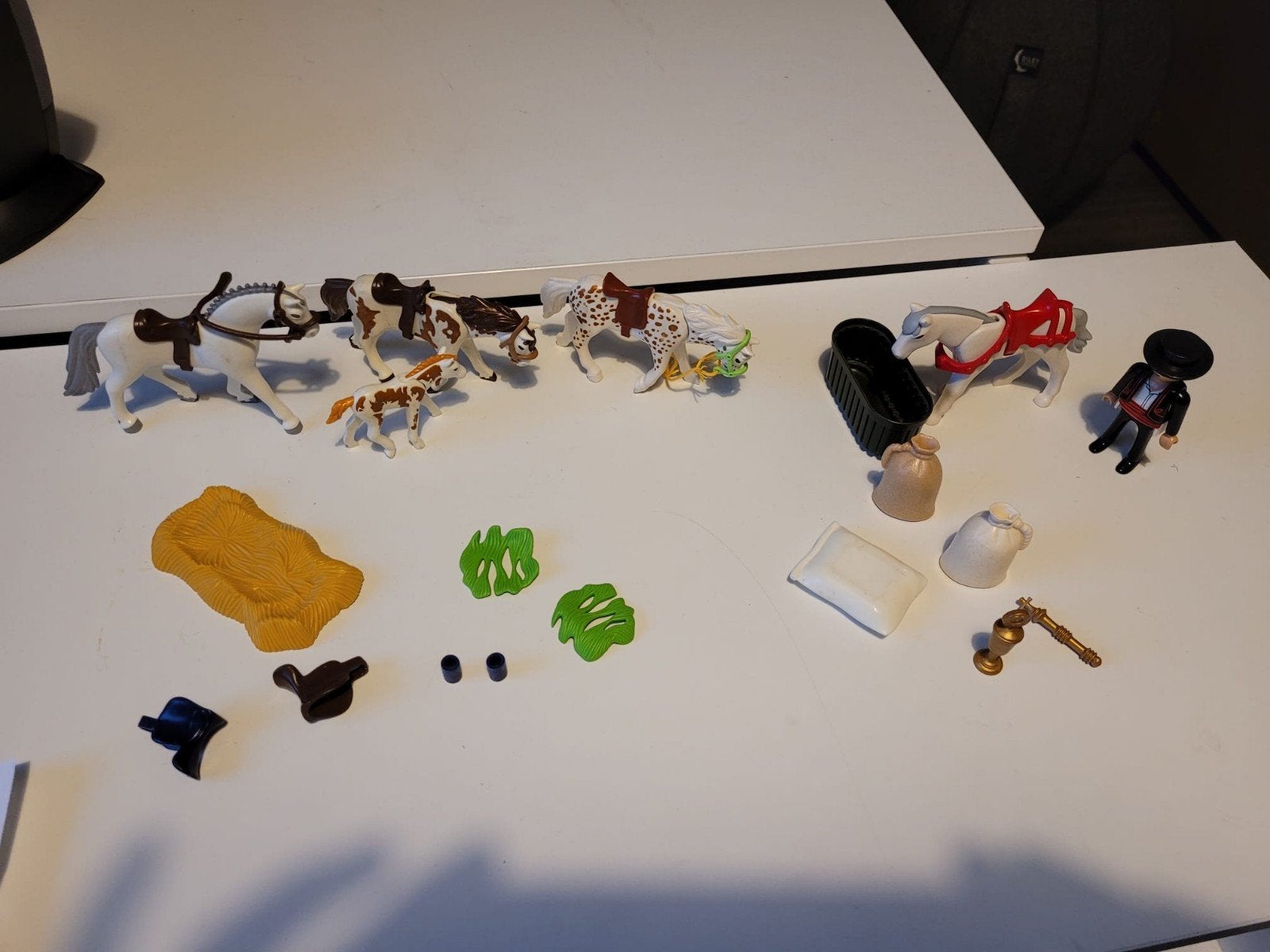 Playmobil Paardenset met accessoires en figuren, Losse onderdelen, Ophalen of Verzenden, Zo goed als nieuw, Country