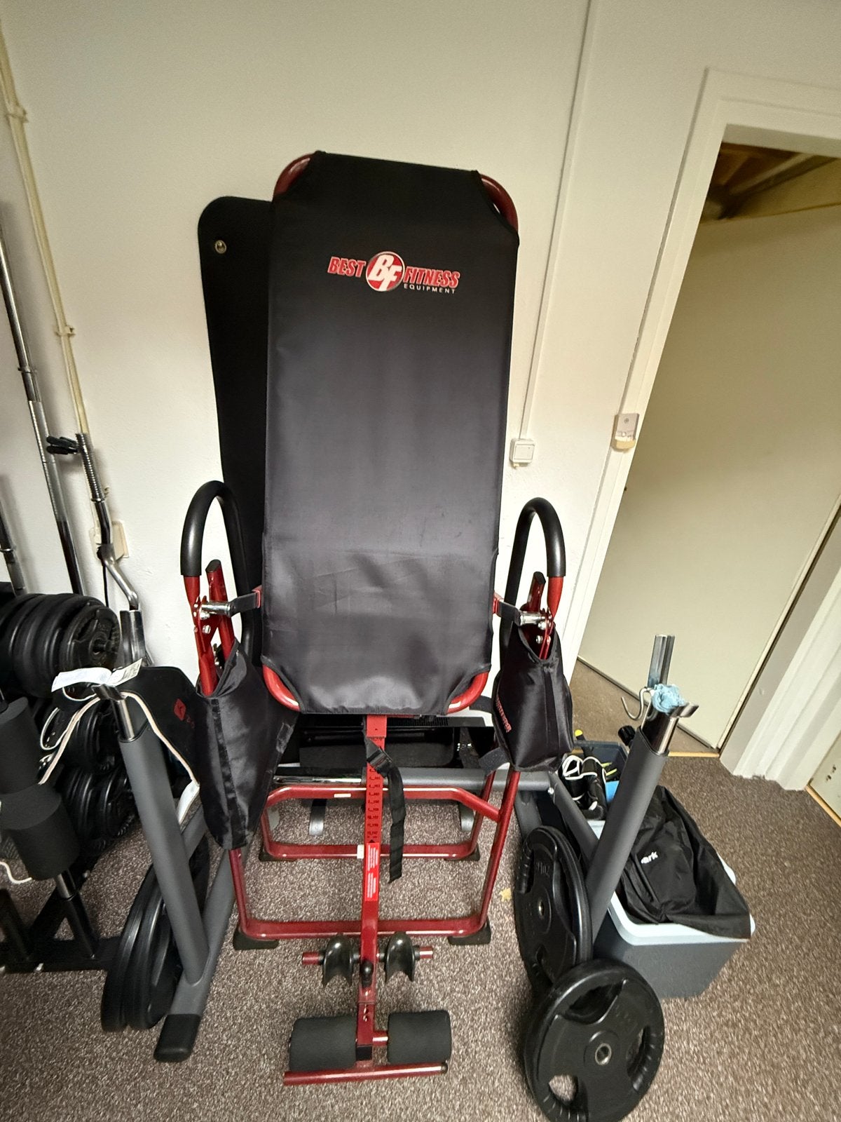Inversion Table Zwaartekrachttrainer - Best Life Fitness, Ophalen, Gebruikt, Rug, Overige typen