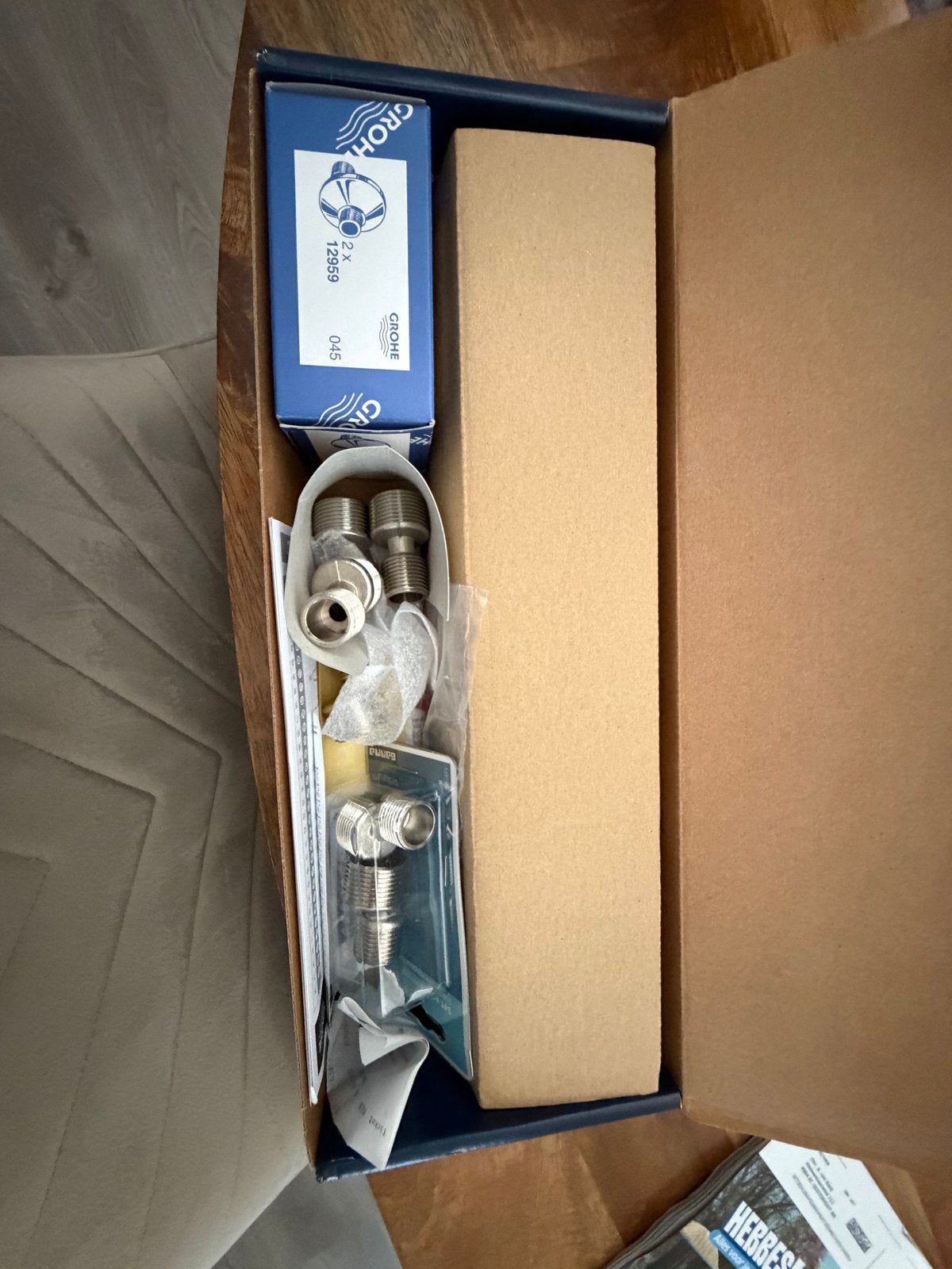 Grohe Precision Thermostaat Douchekraan - Nieuw in doos, Verzenden, Nieuw, Chroom, Douche