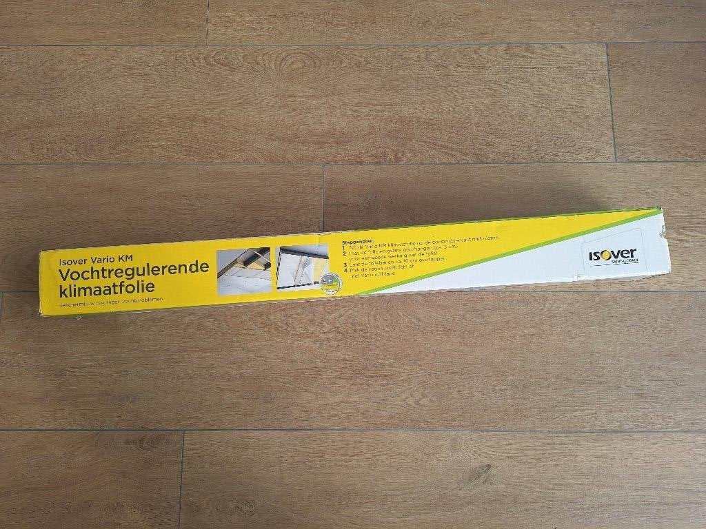 Isover Vario KM - vochtregulerende klimaatfolie - 2mx12m, Overige materialen, Nieuw, 15 m² of meer, Ophalen
