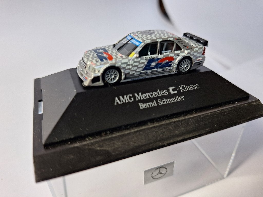 Mercedes AMG C klasse DTM Bernd Scheider Herpa, Ophalen of Verzenden, Zo goed als nieuw, Auto, Herpa