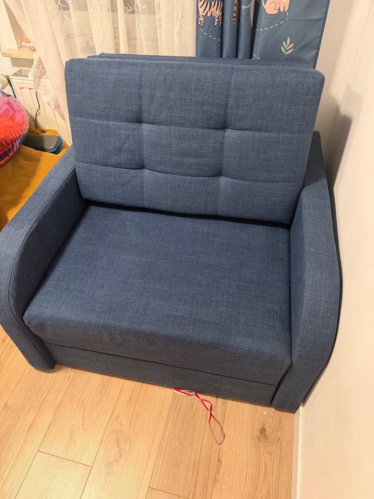 Fauteuil met slaapfunctie en opbergruimte 190x84 cm, Huis en Inrichting, Ophalen, Gebruikt, Eenpersoons, 75 tot 100 cm