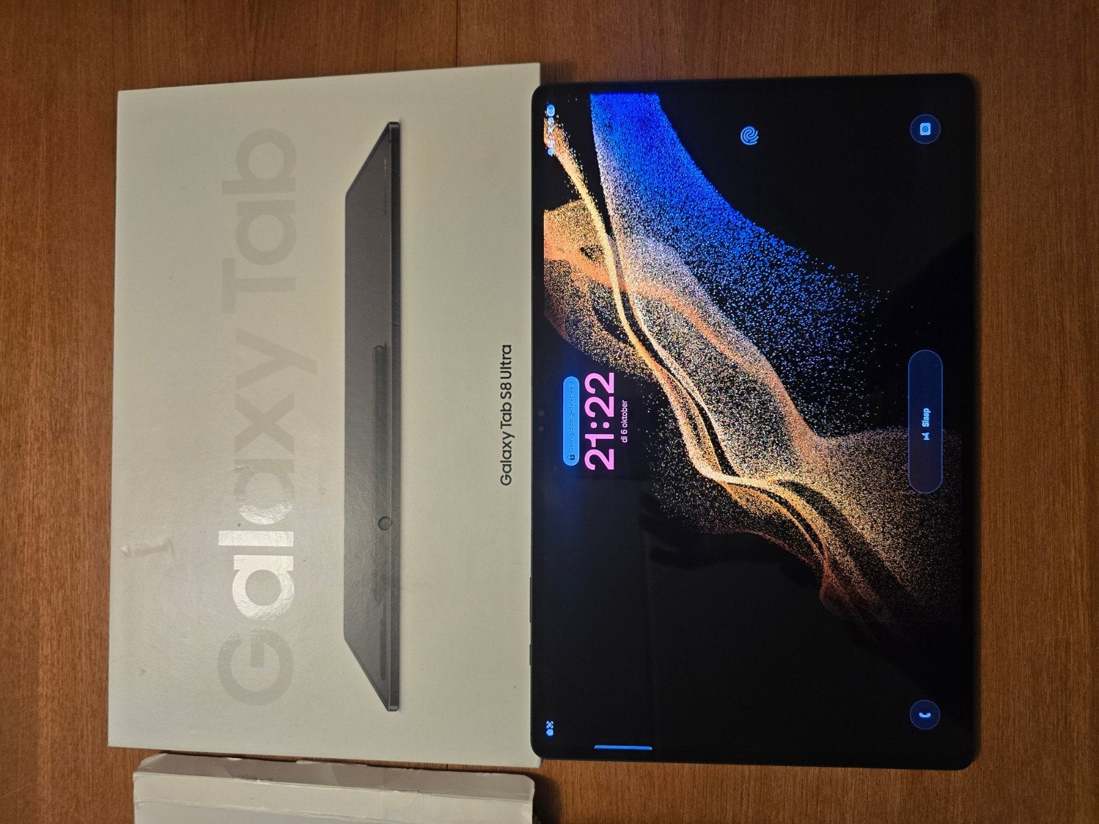 Samsung Galaxy Tab S8 Ultra 14.6" 128GB Wi-Fi met hoes, Computers en Software, Galaxy Tab S8 Ultra, 13 inch of meer, Ophalen of Verzenden