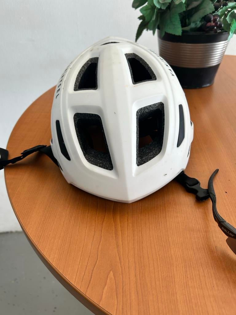 Van Rysel Fietshelm - Maat S (52-55cm) - Wit, Ophalen of Verzenden, Gebruikt, S, Heer of Dame