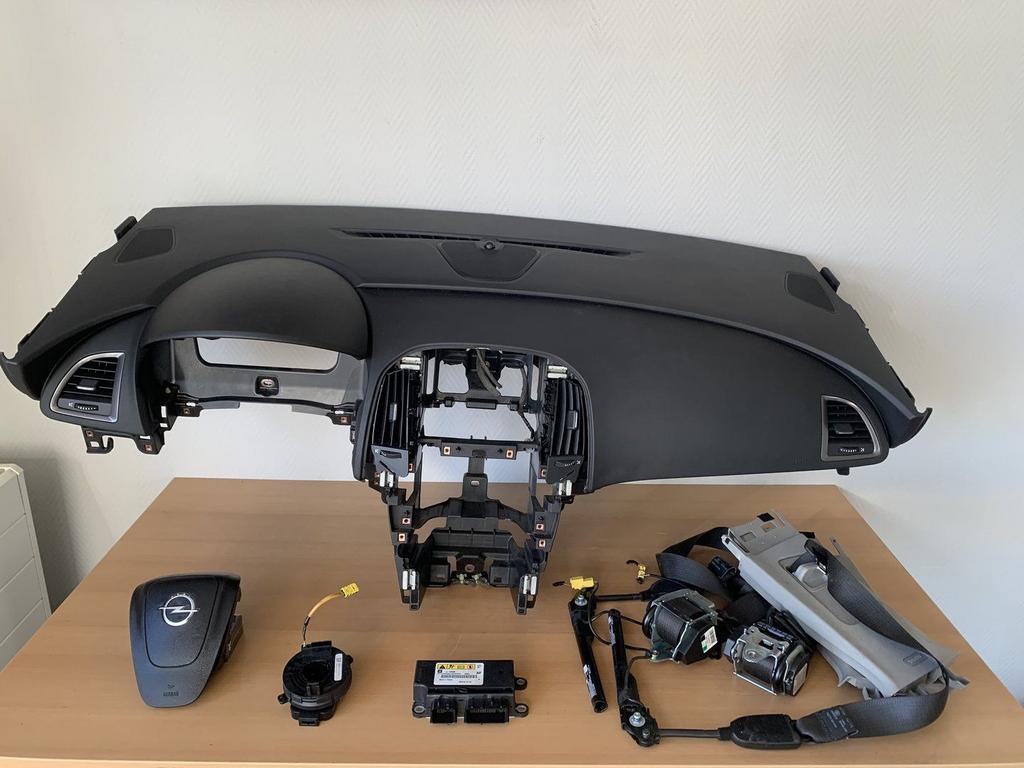 opel astra J 2009 tot 2015 airbag set + dashboard + module, Auto-onderdelen, Dashboard en Schakelaars, Gebruikt, -, -, Opel