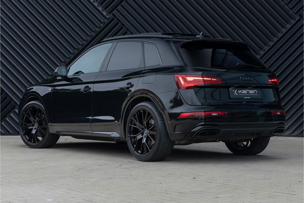 Audi Q5 55 TFSI e quattro S-Line Pano Luchtv. Memory 360 S s, Automaat, 12 maanden, 2005 kg, Zwart